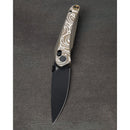 Bestech Knives Mothus Bar Lock Folding Knife 3.5" Bohler M390 Steel Blade Bronze And Gray Titanium Handle T2206C -Bestech Knives - Survivor Hand Precision Knives & Outdoor Gear Store