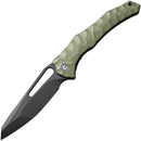 Civivi Spiny Dogfish Linerlock Folding Knife 3.5" 14C28N Sandvick Steel Blade OD Green Sculpted G10 Handle 220063 -Civivi - Survivor Hand Precision Knives & Outdoor Gear Store