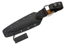 TOPS Modern Gladius Fixed Knife 6.5" Black Traction Coating 1095 Carbon Steel Double Edge Dagger Blade Tan Canvas Micarta Handle MGLAD01 -TOPS - Survivor Hand Precision Knives & Outdoor Gear Store