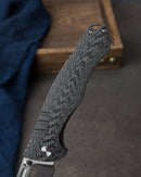 Bestech Knives Keen II Framelock Folding Knife 4.13" S35VN Steel Clip Point Blade Carbon Fiber / Titanium Back Handle T2301B -Bestech Knives - Survivor Hand Precision Knives & Outdoor Gear Store