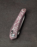 Bestech Knives Mothus Bar Lock Folding Knife 3.5" Bohler M390 Steel Blade Pink And Silver Titanium Handle T2206D -Bestech Knives - Survivor Hand Precision Knives & Outdoor Gear Store