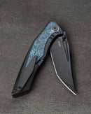 Bestech Knives Togatta Frame Folding Knife 3.75" Bohler M390 Steel Tanto Blade Black Titanium / Carbon Fiber Inlay Handle T2102H -Bestech Knives - Survivor Hand Precision Knives & Outdoor Gear Store