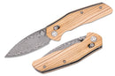 Bestech Knives Ronan B-Lock Folding Knife 3.25" Damascus Steel Spear Point Blade Olive Wood Handle MK02M -Bestech Knives - Survivor Hand Precision Knives & Outdoor Gear Store
