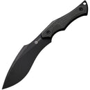 Civivi Vaquita II Neck Fixed Knife 3.25" Black Nitro V Steel Full / Extended Tang Blade Dark Green Canvas Micarta Handle 047C3 -Civivi - Survivor Hand Precision Knives & Outdoor Gear Store