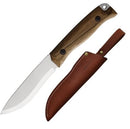 BPS Knives Compact Hunting Fixed Knife 4.25" Scandi Grind 5Cr14MoV Steel Full Tang Blade Walnut Handle 01SS -BPS Knives - Survivor Hand Precision Knives & Outdoor Gear Store