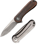 Civivi Mini Elementum Folding Knife 1.88" 14C28N Steel Blade Rubbed/Copper Handle C18062Q2 -Civivi - Survivor Hand Precision Knives & Outdoor Gear Store