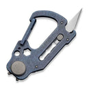 Civivi Polymorph Carabiner Keychain Titanium Multi Tool Blue Utility Blades 200453 -Civivi - Survivor Hand Precision Knives & Outdoor Gear Store