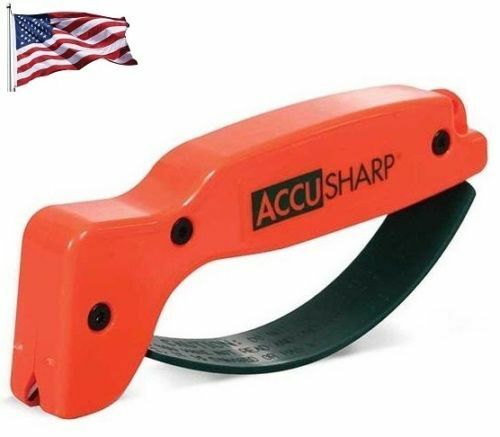 Accusharp Pull Through Knife Sharpener Tungsten Carbide/Ceramic