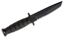 KA-BAR Short Fixed Knife 5.25" 1095 Steel Blade Black Grooved Rubber G Handle 1255 -Ka-Bar - Survivor Hand Precision Knives & Outdoor Gear Store