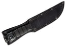 KA-BAR Short Fixed Knife 5.25" 1095 Steel Blade Black Grooved Rubber G Handle 1255 -Ka-Bar - Survivor Hand Precision Knives & Outdoor Gear Store