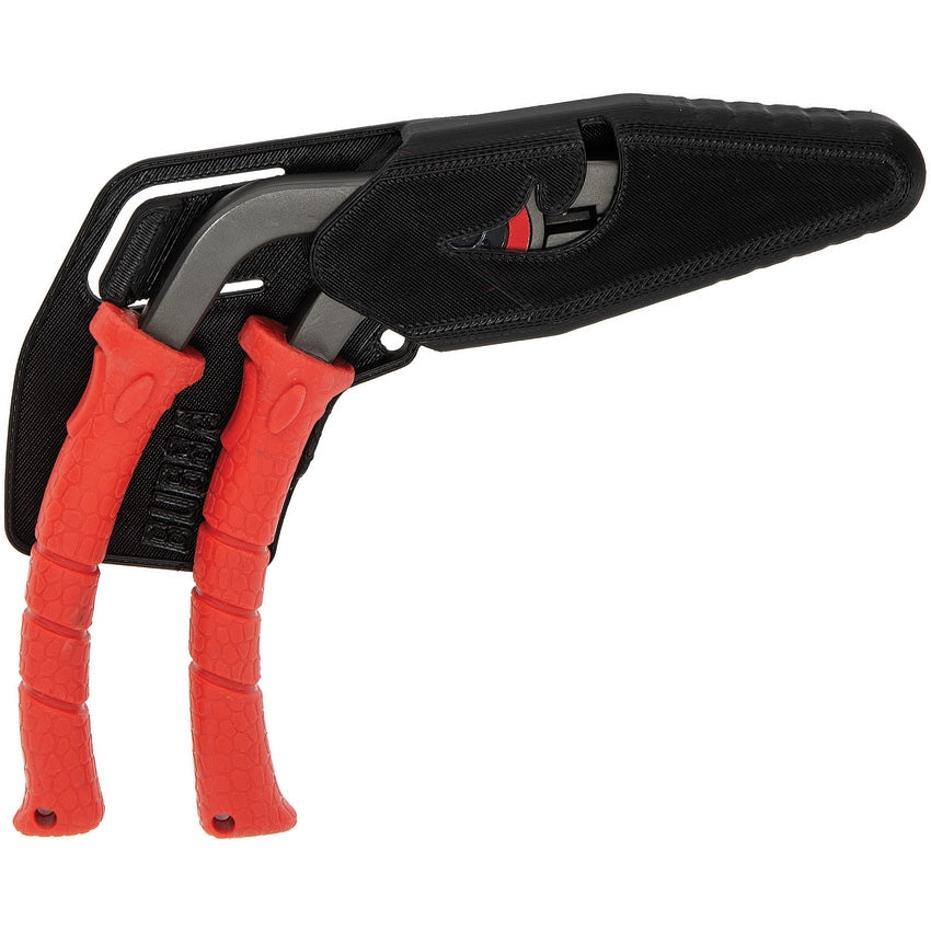 Bubba Blade Pistol Grip Pliers 6.5in Carbide Cutters Red Molded Polyme
