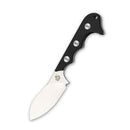 QSP Knife Neckmuk Neck Fixed Knife 2.88" D2 Tool Steel Blade Black G10 Handle 125A -QSP Knife - Survivor Hand Precision Knives & Outdoor Gear Store