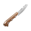 QSP Knife Neckmuk Neck Fixed Knife 2.88" D2 Tool Steel Blade Brown G10 Handle 125B -QSP Knife - Survivor Hand Precision Knives & Outdoor Gear Store