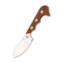 QSP Knife Neckmuk Neck Fixed Knife 2.88" D2 Tool Steel Blade Brown G10 Handle 125B -QSP Knife - Survivor Hand Precision Knives & Outdoor Gear Store