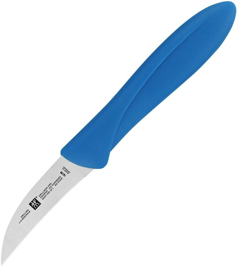 Zwilling J.A. Henckels TWIN Master 2.25 inch Bird's Beak Peeling Knife,  Blue Zytel Handle