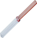 DMT Diafold Diamond Knife Sharpener Fine Grit Clear Red Folding Handle TFWF -DMT - Survivor Hand Precision Knives & Outdoor Gear Store