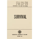 Survival Book By HQ Army Department First Aid Travelling Water Food Firemaking With 288 Page Paperback 201 -Books - Survivor Hand Precision Knives & Outdoor Gear Store