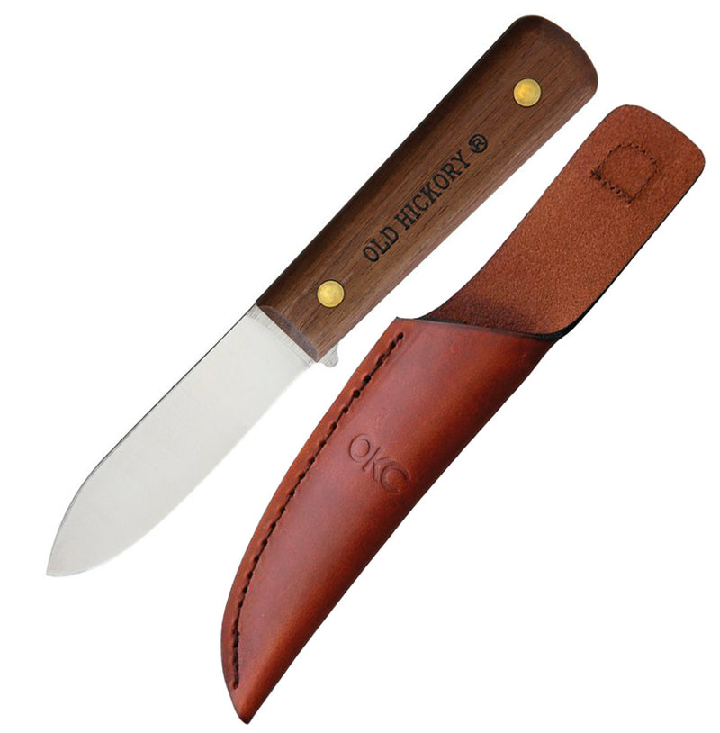 Old Hickory Fish and Small Game Fixed Knife 4" 1075HC Steel Full Tang Blade Brown Wood Handle 7024 -Old Hickory - Survivor Hand Precision Knives & Outdoor Gear Store