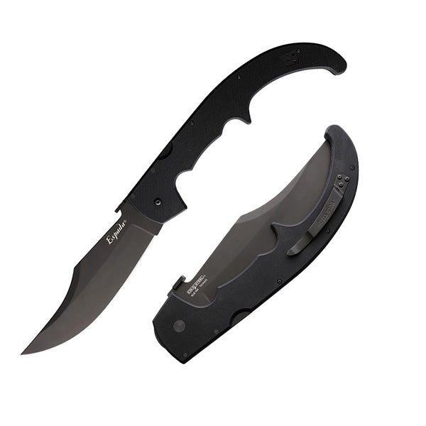 Cold Steel XL Espada Folding Knife 7.5" AUS-10A Steel Blade Black G-10 Handle 62MGCBKBK -Cold Steel - Survivor Hand Precision Knives & Outdoor Gear Store