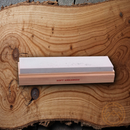 Arkansas Sharpeners Whetstone Soft Mounted On Natural Cedar Block 8" x 2" x 0.5"