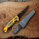 Smith's Sharpeners Bait Breaker Kitchen Knife 4" 420 Stainless Blade TPE Handle 51092