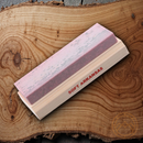 Arkansas Sharpeners Soft Arkansas/Oil Stone For Knives Mounted on Oak Block