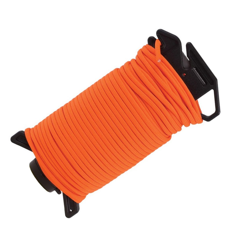 Atwood Rope MFG Ready Rope Neon Orange With 100 Ft Of 550 Paracord Cutting Blade Cord Lock Gear Loop Re-loadable RRS17 -Atwood Rope MFG - Survivor Hand Precision Knives & Outdoor Gear Store