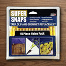 AccuSharp Super Snaps 15 Pack to Replace/Add Grommets Easy Strong Make a Shelter