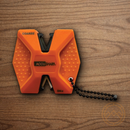 AccuSharp 2-Step Carbide Ceramic Knife Sharpener Orange Proper Angles Every Time
