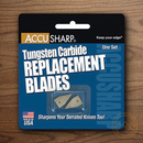 AccuSharp Replacement Blade Set Only Set of 2 Tungsten Carbide Sharpening Blade