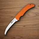 AccuSharp AccuZip Skinning Fixed Knife 4.25" 420 Steel Blade Non-Slip Rubber Grip In Blaze Orange Handle