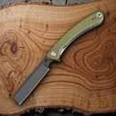 Artisan Sm Orthodox Folding Knife 2.75" D2 Tool Steel Blade Green G10 Handle