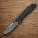 Real Avid RAV 7 Folding Knife 3.25" 8Cr13MoV Steel Blade Black G10 Handle