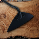 Barebones Living Triangle Hoe Heat-Treated 2Cr13 Stainless Blade Walnut Handle
