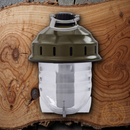 Barebones Living Beacon Olive Drab Rechargeable Battery 220 Lumens Stamped Steel
