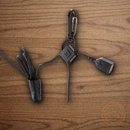 Barebones Living Edison Pendant Light Bronze USB-Powered 10-Foot Cord Carabiner