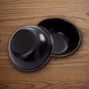Barebones Living Enamel Bowl Set 2 Charcoal Steel Core Construction Copper Edge
