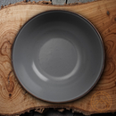 Barebones Living Two Steel/Enamel Bowls Dishwasher Safe Vintage-Inspired Gray