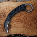 Bastinelli Creations PiKa Fixed Knife 1.63" N690 Steel Blade Cord Wrapped Handle