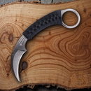 Bastinelli Creations PiKa Karambit Knife 1.63" N690 Steel Blade Wrapped Handle