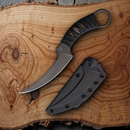 Bastinelli Creations Mako Fixed Knife 5" Bohler N690 Steel Blade Cord Wrapped Handle