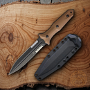 Bastinelli Creations Grozo Fixed Knife 6" Bohler N690 Steel Blade G10 Handle