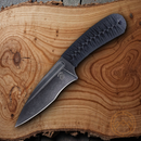 Bastinelli Creations SIN Fixed Knife 3.5" Bohler N690 Steel Full Tang Blade Black Cord Wrapped Handle