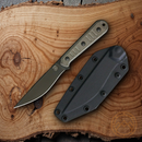 Bastinelli Creations SILENCE Fixed Knife 4.75" N690 Steel Blade Micarta Handle
