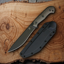 Bastinelli Creations SILENCE Large Knife 7.25" N690 Steel Blade Micarta Handle