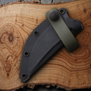 Bastinelli Creations Chopper Fixed Knife 3.5" Bohler M390 Steel Blade Green G10 Handle
