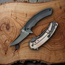 Bastinelli Creations Gecko Folding Knife 3.5" Bohler N690 Steel Blade G10 Handle
