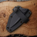 Bastinelli Creations Askari Fixed Knife 3" Bohler M390 Steel Blade Green Linen Micarta Handle
