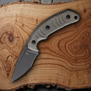 Bastinelli Creations Askari Fixed Knife 3" Bohler M390 Steel Blade Green Linen Micarta Handle
