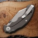 Bastinelli Creations D Vil Mini Dragotac Framelock Folding Knife 3" Bohler M390 Steel Blade G10 / Titanium Handle